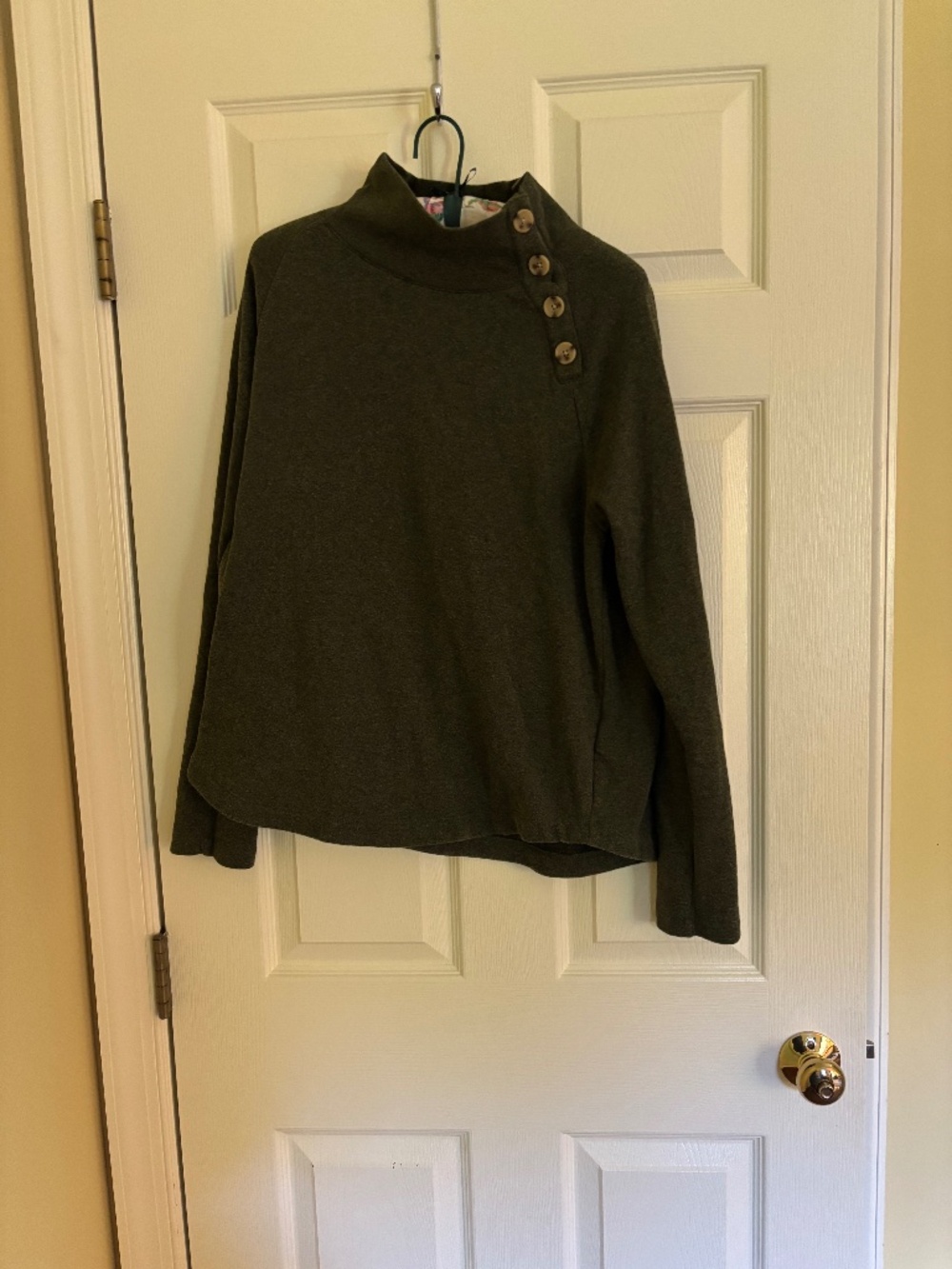 Jcrew Sweatshirt with button detail
